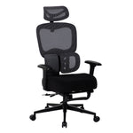 Ultra Ergonomic Mesh Office Chair with 9 Adjustable Points, Dual-Pad Lumbar Support, 3D Armrests, Adjustable Headrest, Seat Depth, 120° Recline & Footrest
