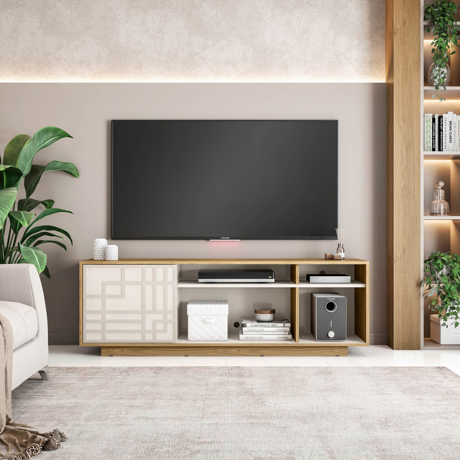 Contemporary TV Stand for TV’s Up to 70” TV Stands