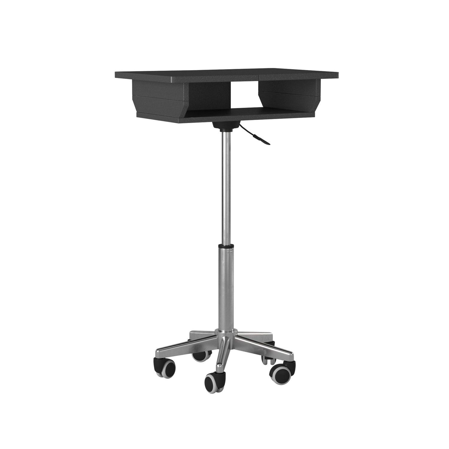 Folding Table Laptop Cart Graphite Laptop Cart