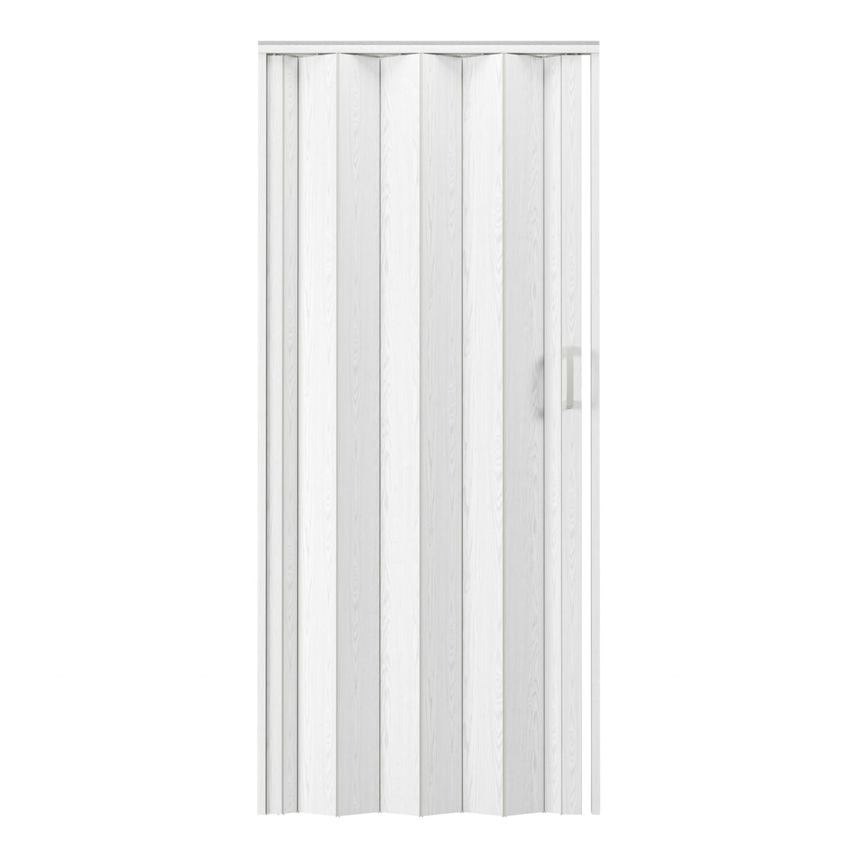 Loft Series 36’’ Premium Double Walled PVC Foldable Accordion Doors White Oak Foldable Accordion Doors