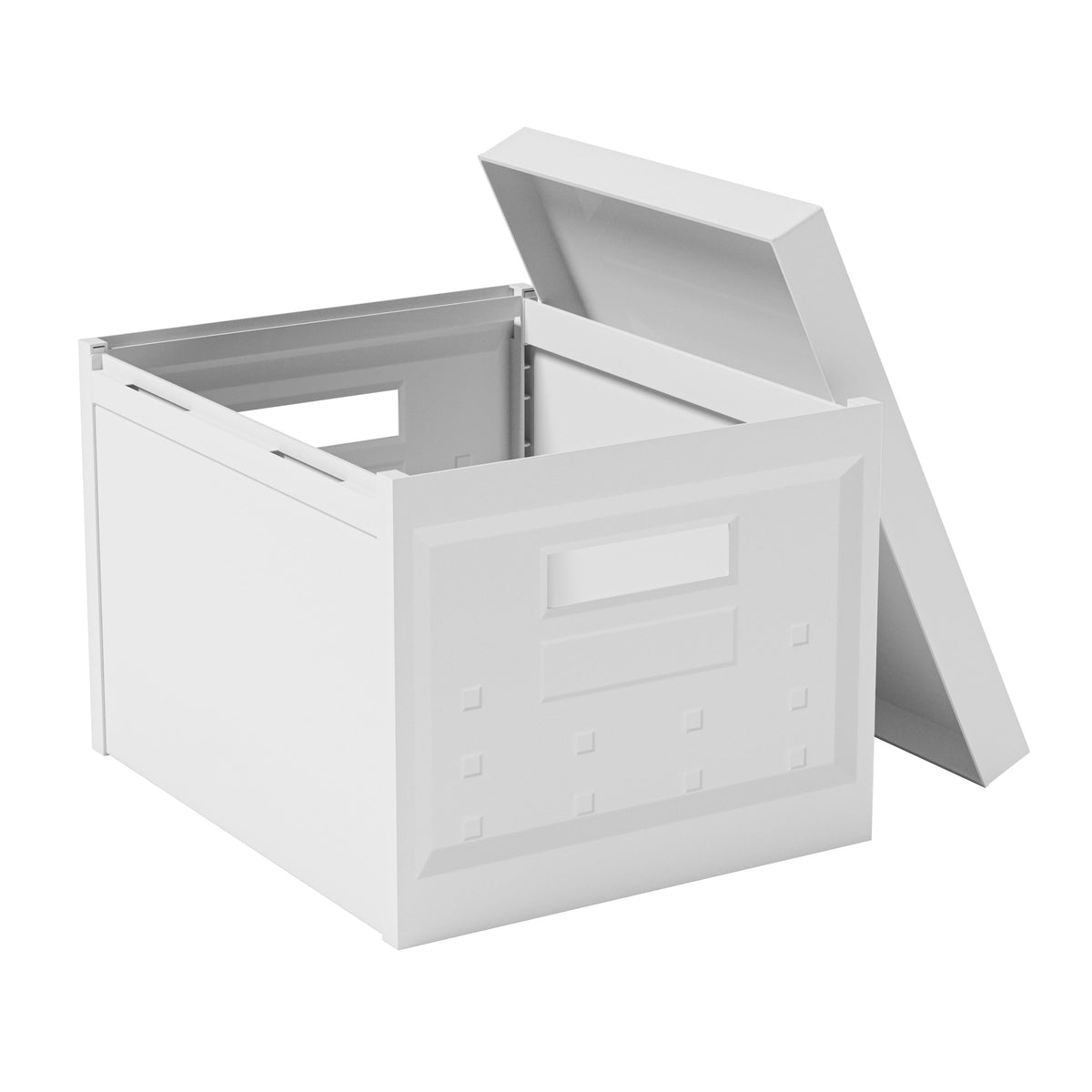 Collapsible & Stackable Storage Boxes with Lids – Set of 2 Versatile and Space-Saving Ideal for Organizing Clothes