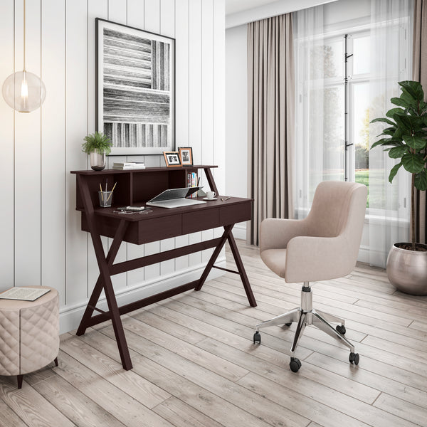 Writing Desk with Storage - Techni Mobili