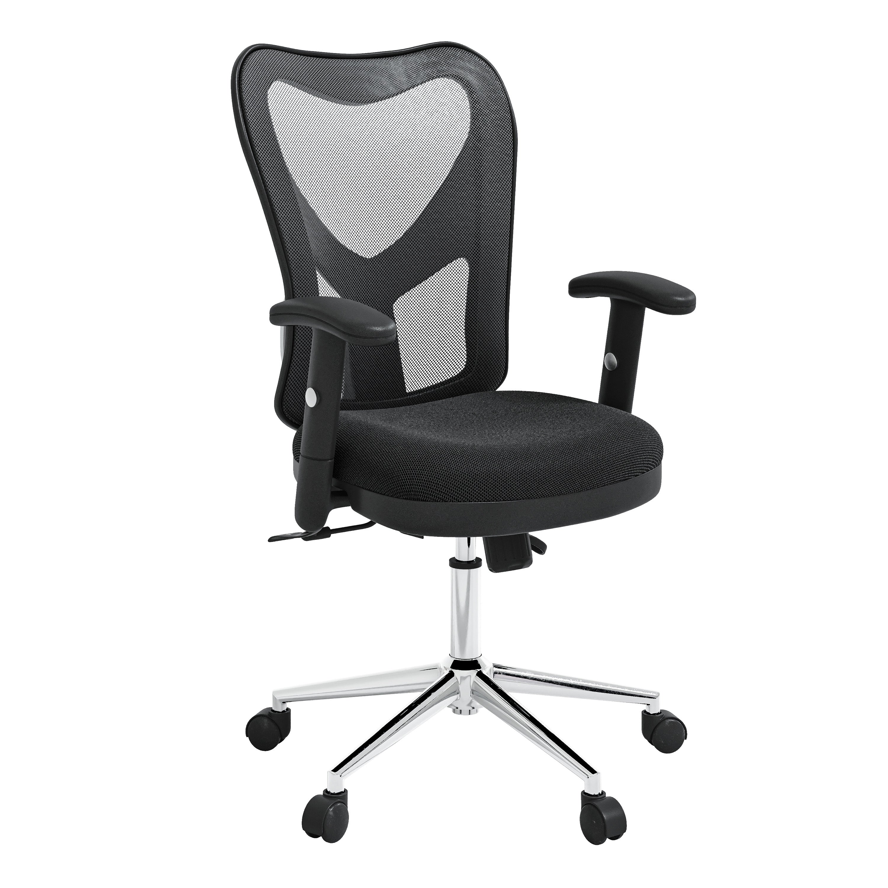 Techni Mobili | High Back Mesh Office Chair With Chrome Base