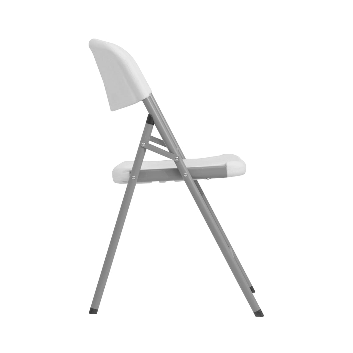 Enhanced White Folding Chairs – Set of 4