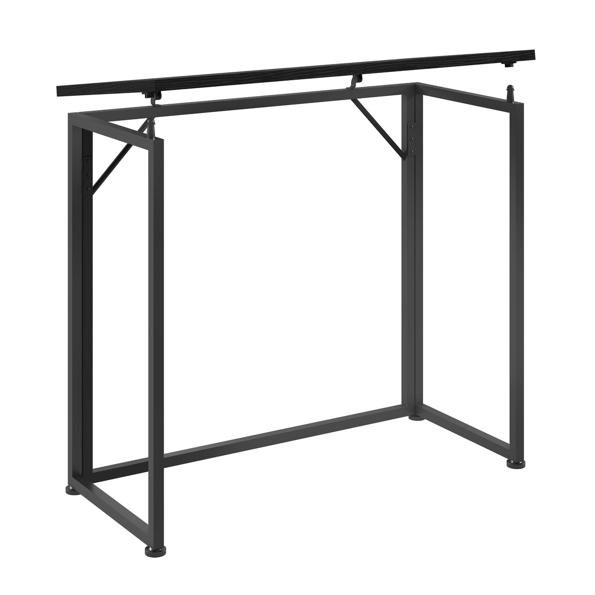 31.5” Folding Desk for Small Spaces No Assembly Required Folding Desk