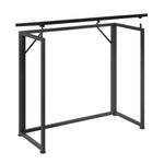31.5” Folding Desk for Small Spaces No Assembly Required Folding Desk