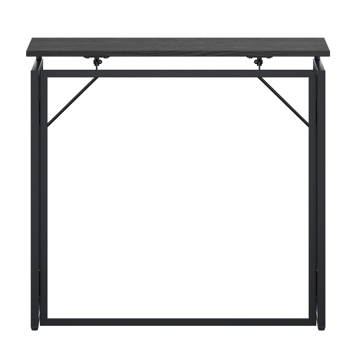 31.5” Folding Desk for Small Spaces No Assembly Required Folding Desk