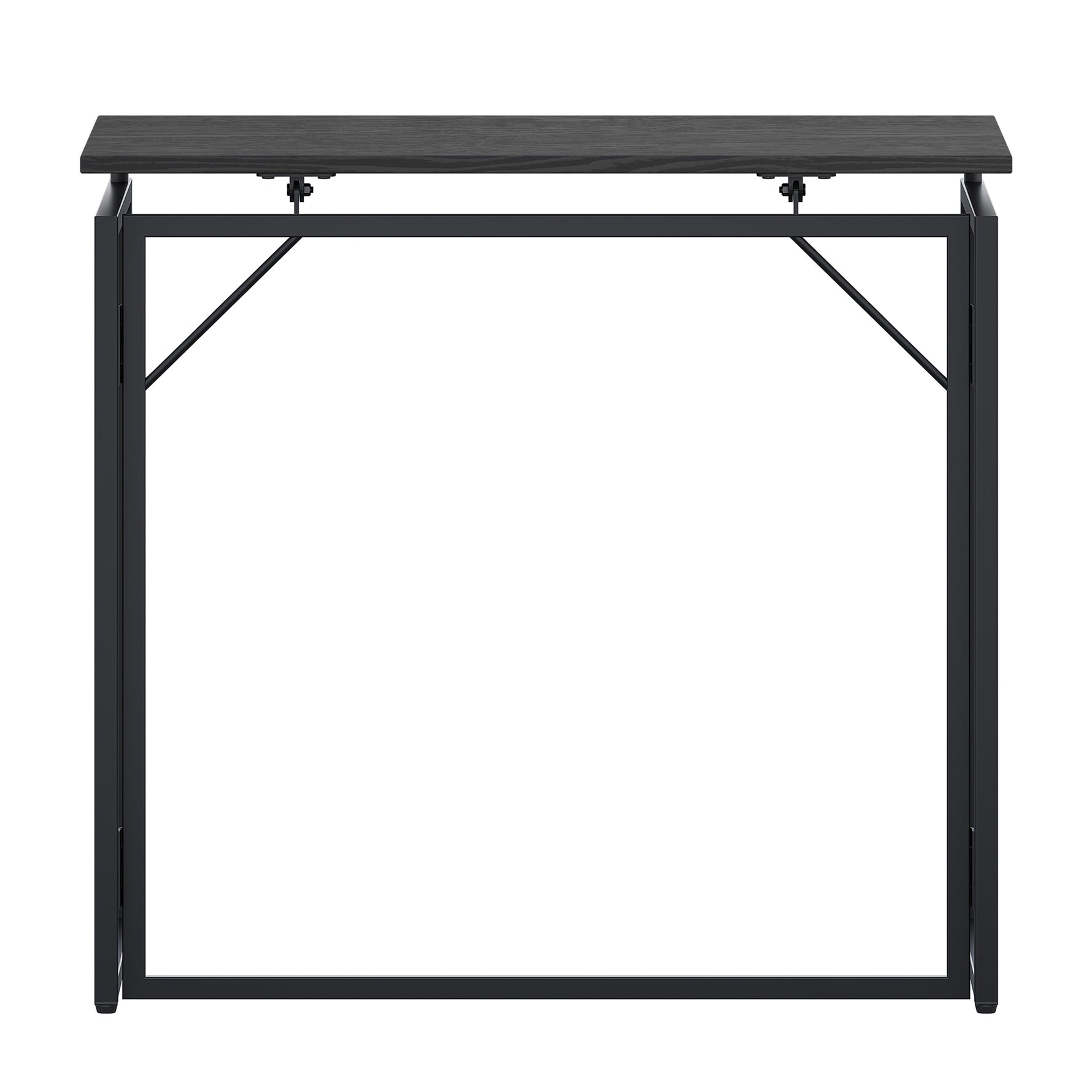 31.5” Folding Desk for Small Spaces No Assembly Required Folding Desk
