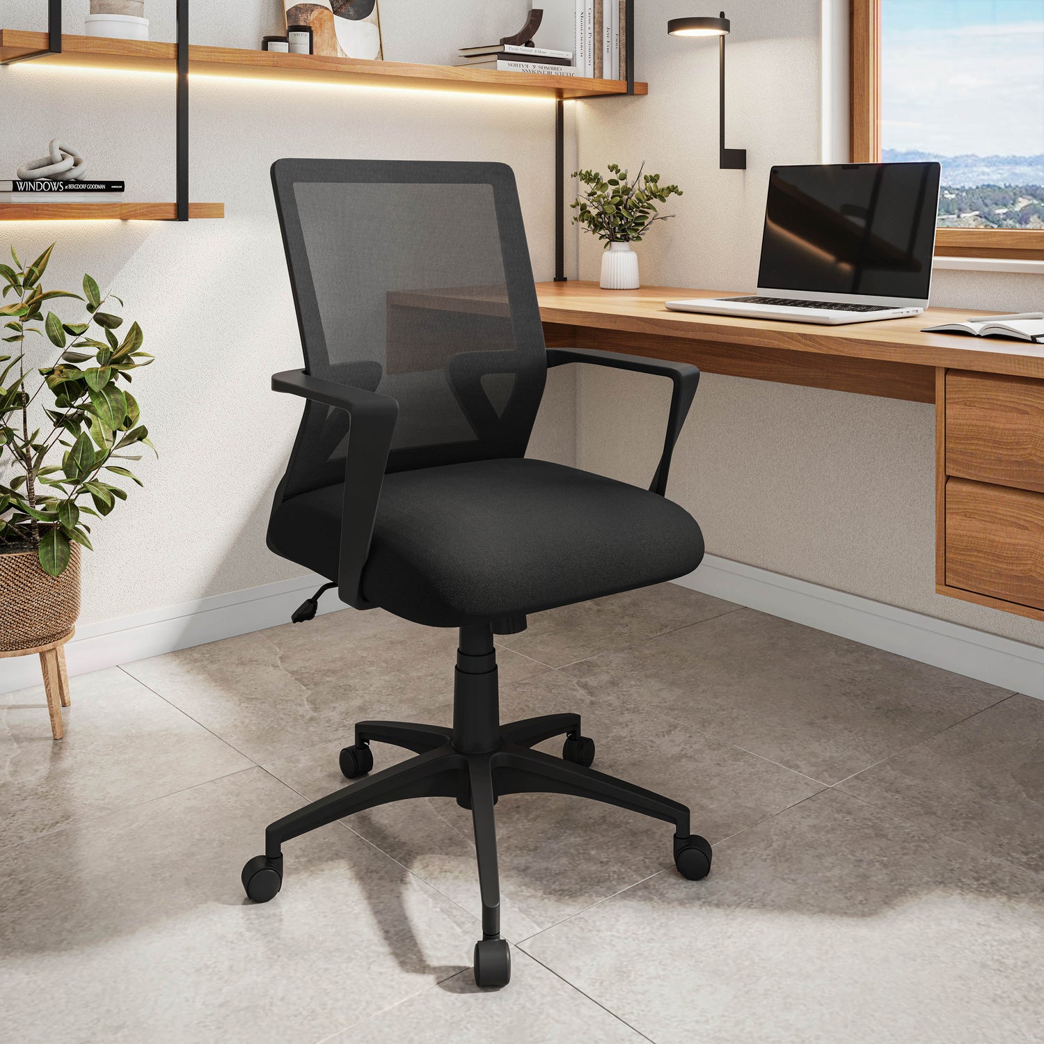 Ergonomic Mesh Office Chair with Adjustable Height & Tilt