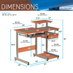 Complete Computer Workstation Desk Writing Desk
