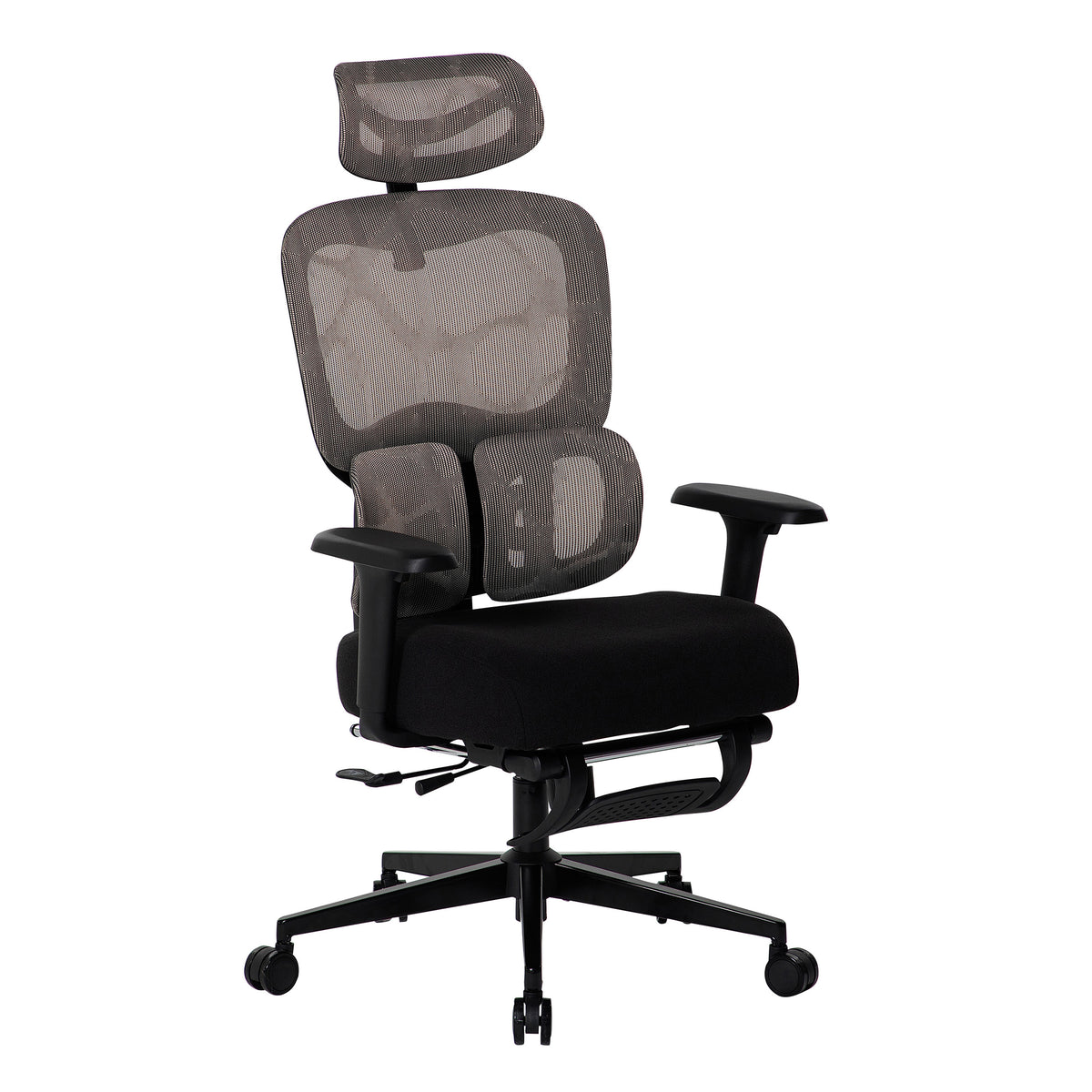 Ultra Ergonomic Mesh Office Chair with 9 Adjustable Points, Dual-Pad Lumbar Support, 120° Recline & Footrest, 3D Armrests, Adjustable Headrest
