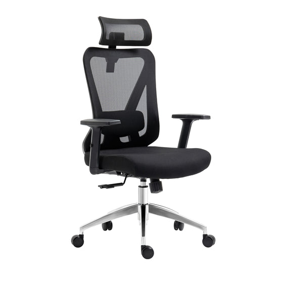 Techni Mobili High Back Mesh Executive Office Chair with Neck Support,  Green (RTA-5004) 