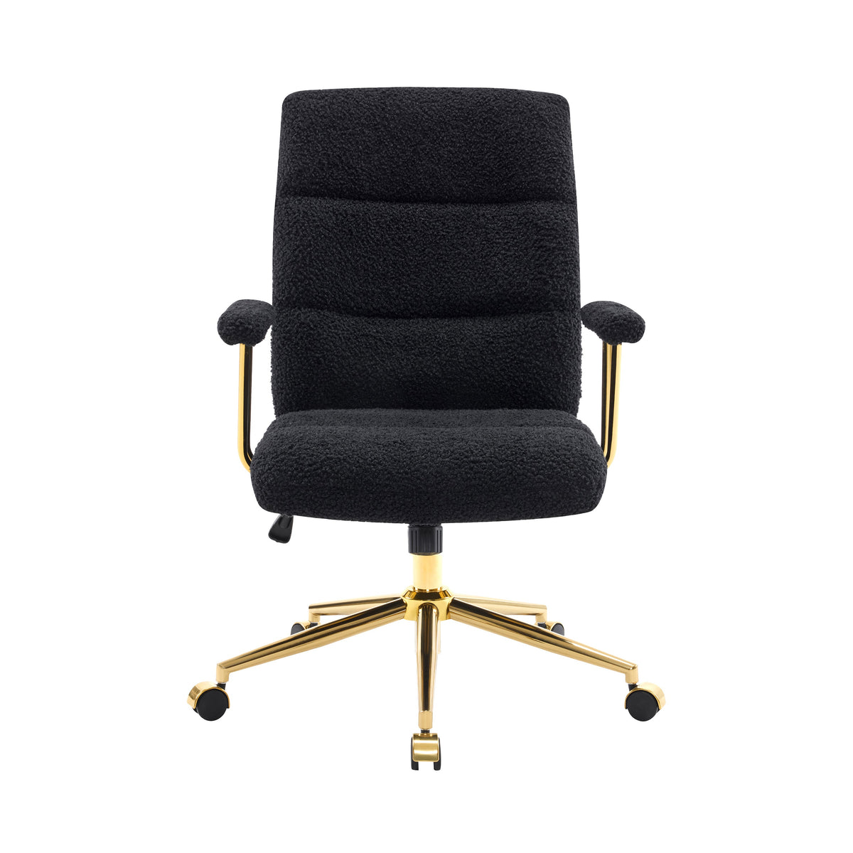 Elegant Textured Boucle Office Chair Office Chair