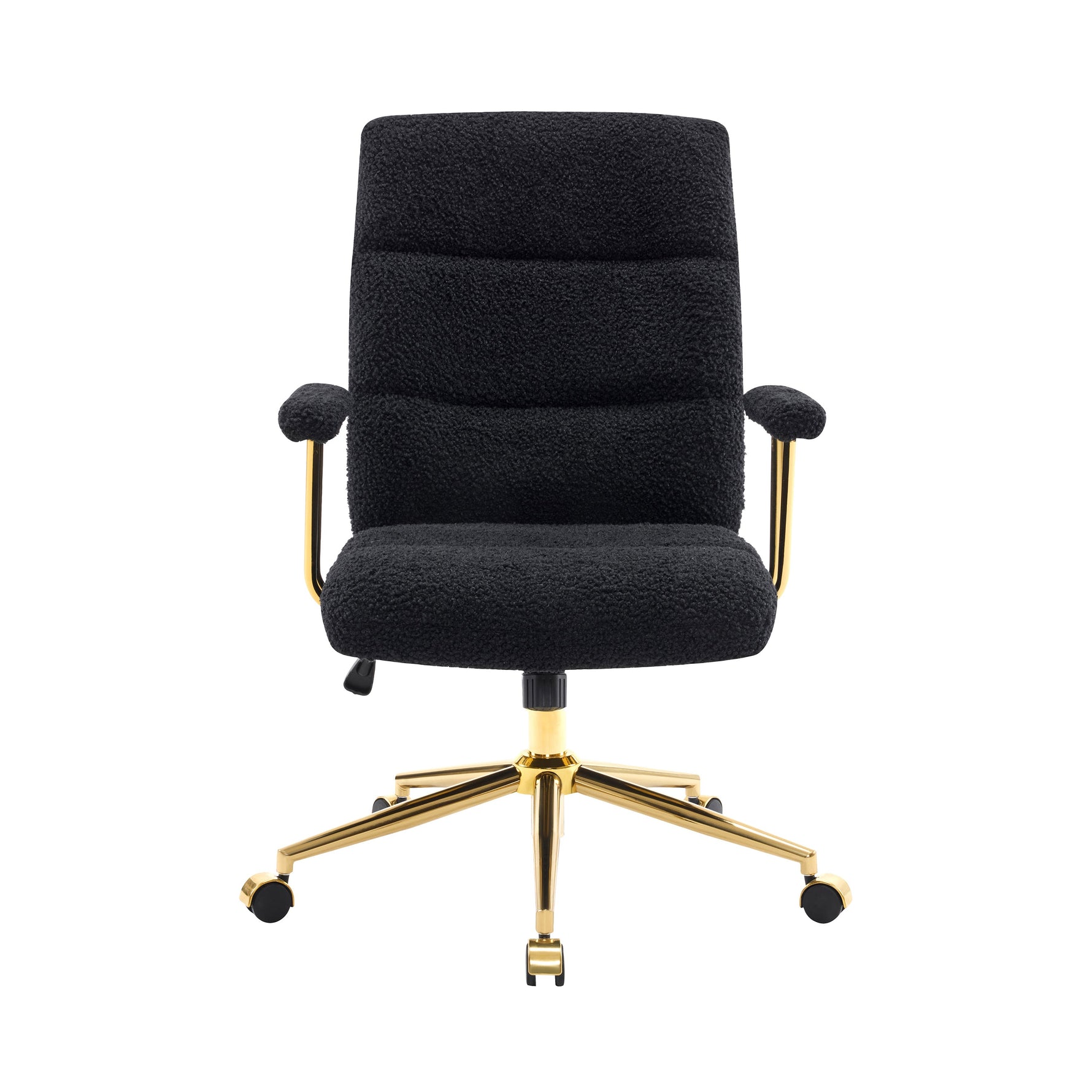 Elegant Textured Boucle Office Chair Office Chair