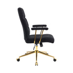 Elegant Textured Boucle Office Chair Office Chair