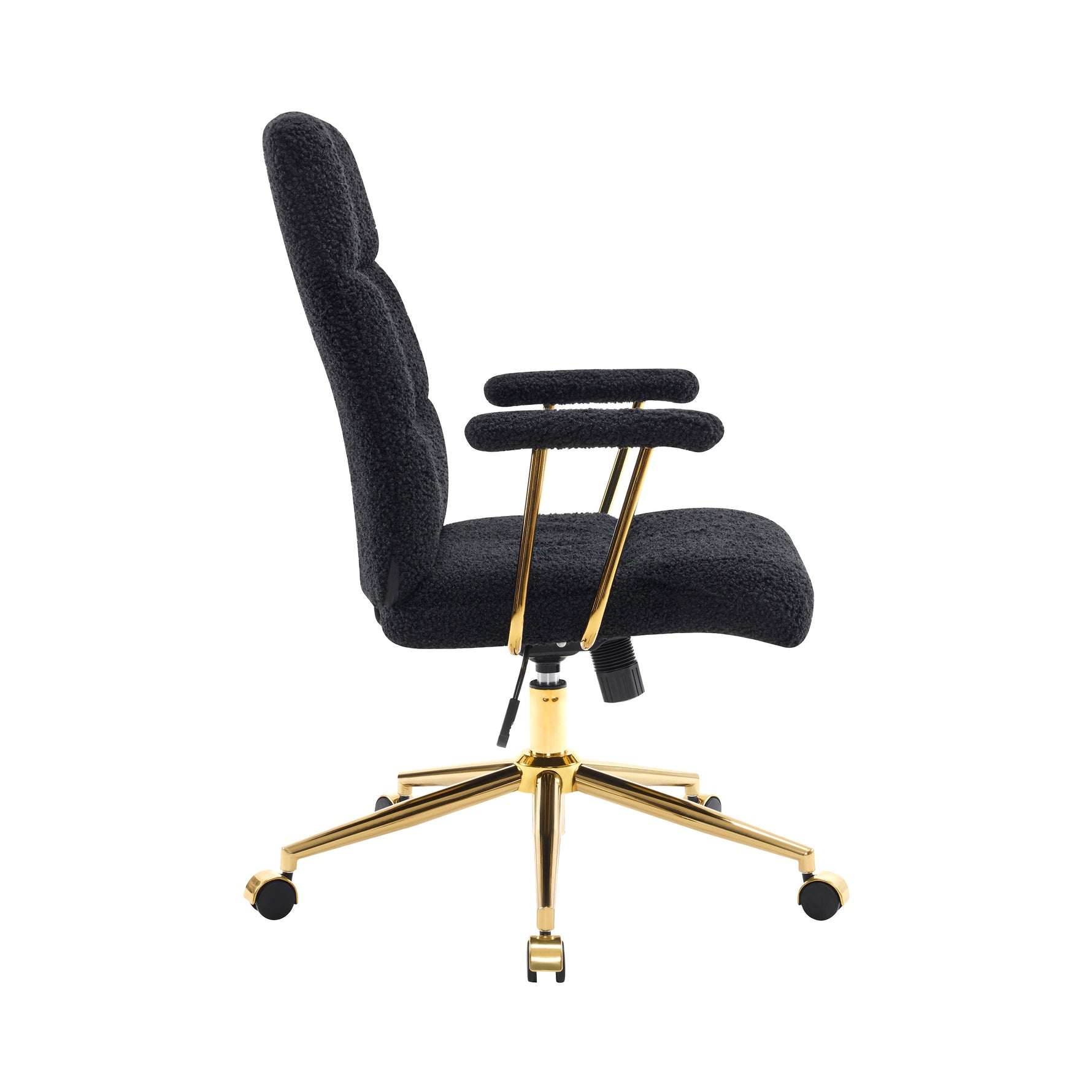 Elegant Textured Boucle Office Chair Office Chair