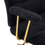 Elegant Textured Boucle Office Chair Office Chair