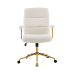 Elegant Textured Boucle Office Chair Office Chair