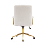 Elegant Textured Boucle Office Chair Office Chair