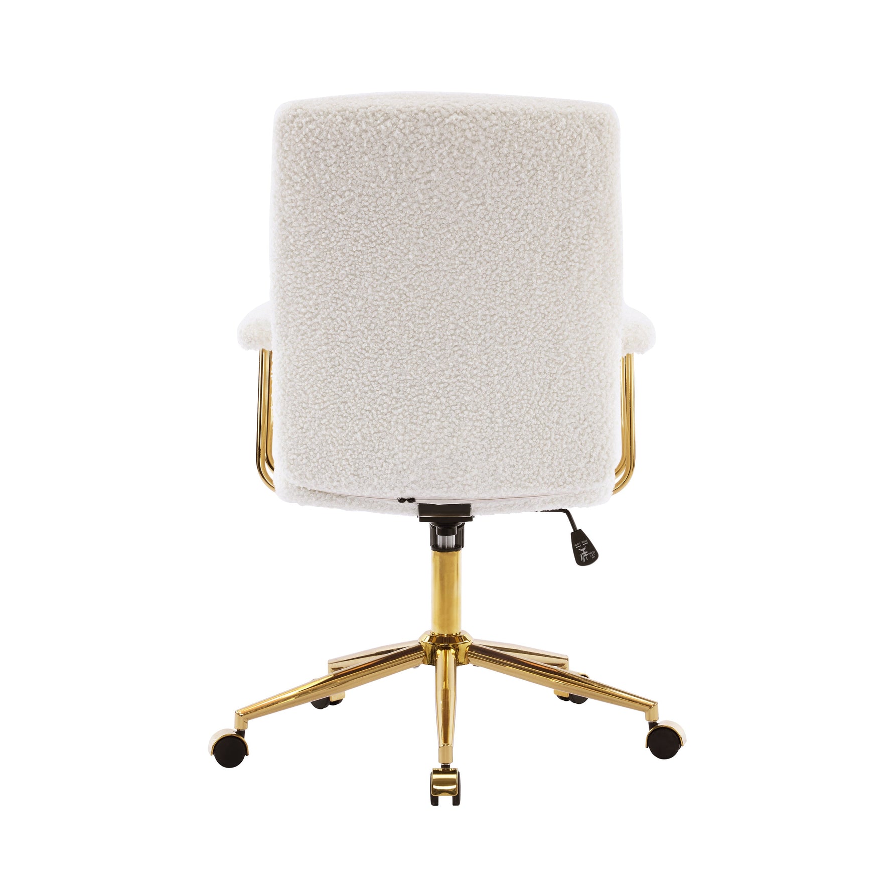 Elegant Textured Boucle Office Chair Office Chair