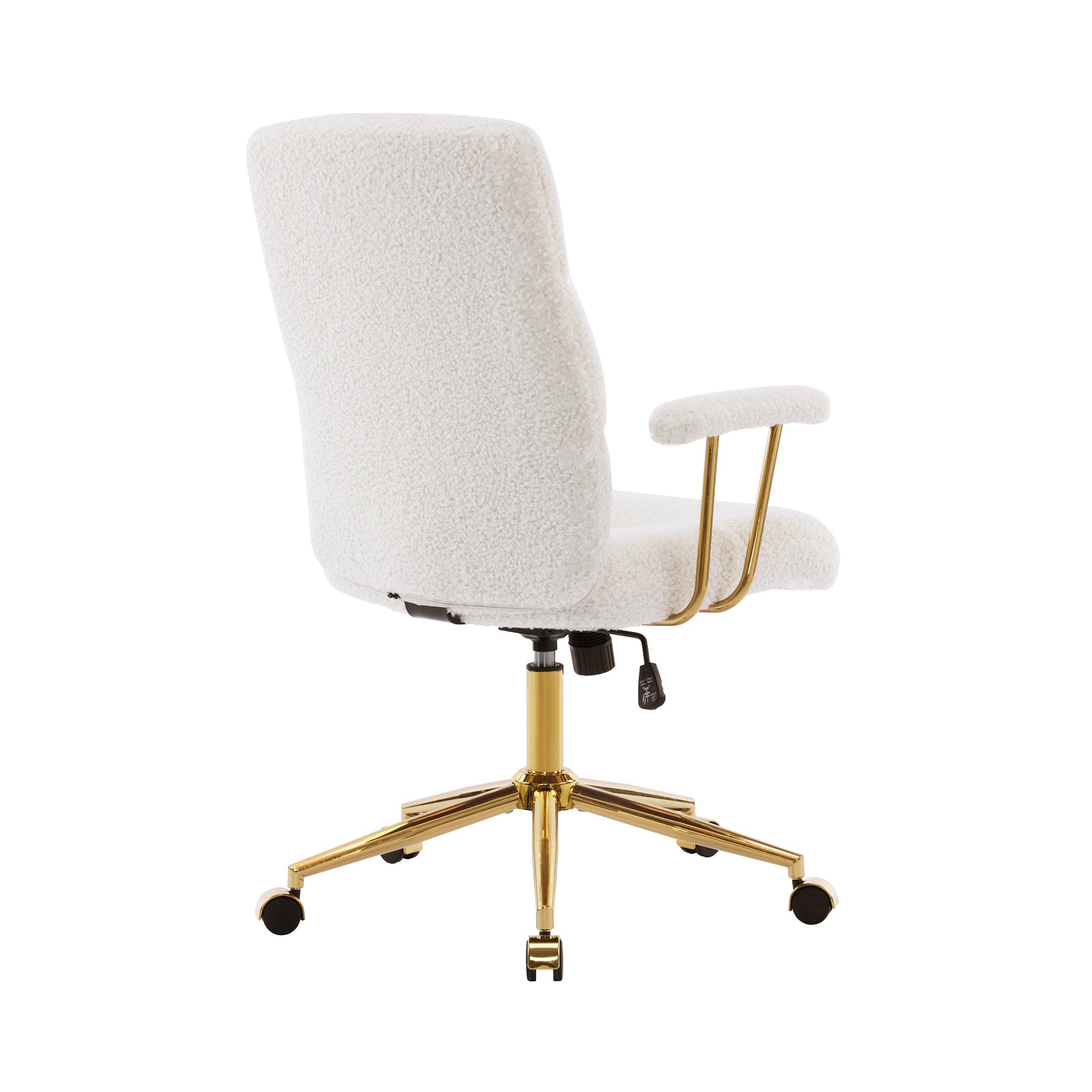 Elegant Textured Boucle Office Chair Office Chair