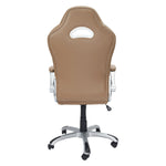 High Back Executive Sport Race Office Chair with Flip-Up Arms Camel Office Chair