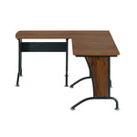 Deluxe L-Shaped Desk with Inline Team Desk Option L-Shaped Desk