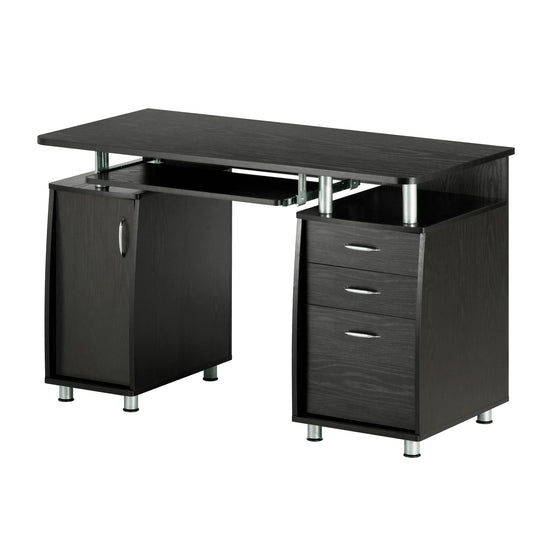 Techni Mobili | Deluxe L-Shaped Desk with Inline Team Desk