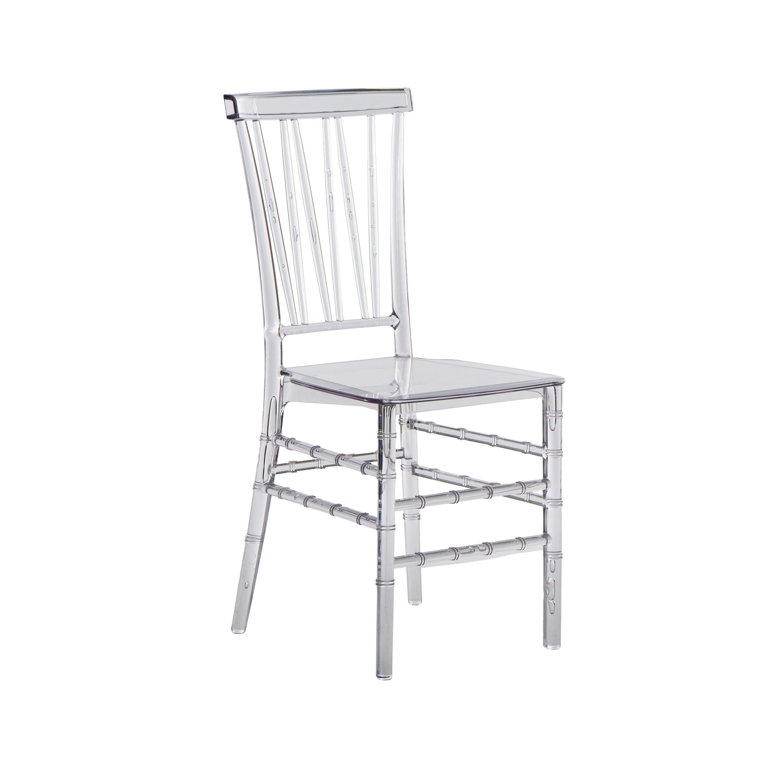 Stackable Chiavari Style Acrylic Event Chairs – Set of 2