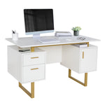 Modern Office Desk with Storage Workstation