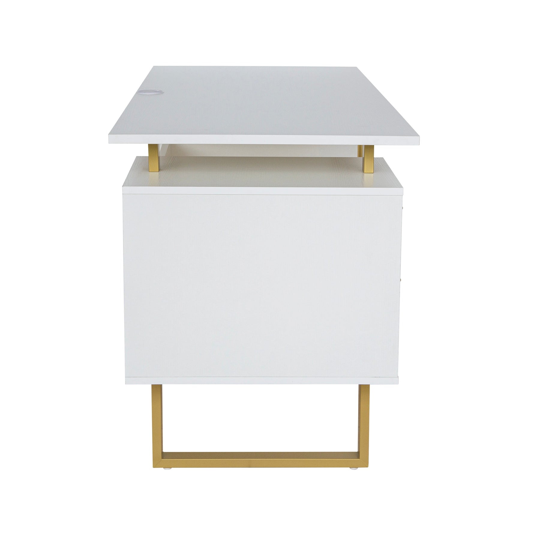 Modern Office Desk with Storage Workstation