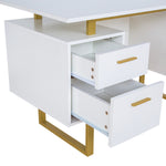 Modern Office Desk with Storage Workstation