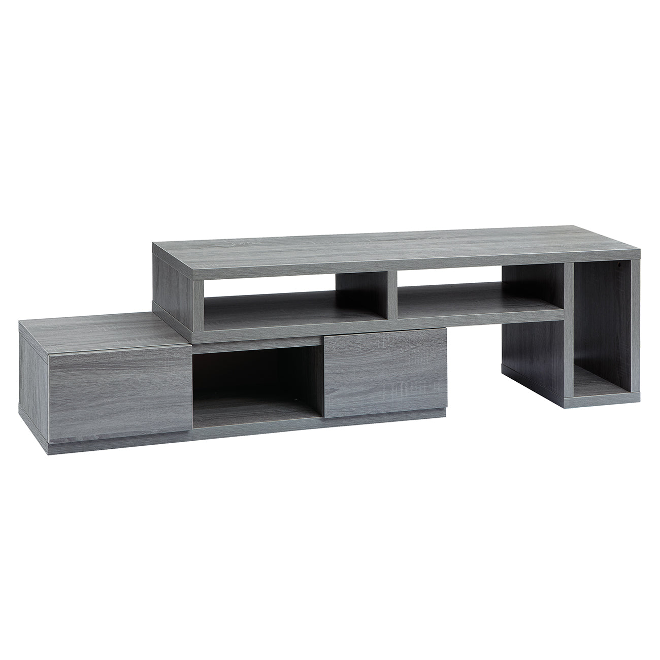 Expandable TV Stand Console for TV’s up to 65’’ Grey TV Stands