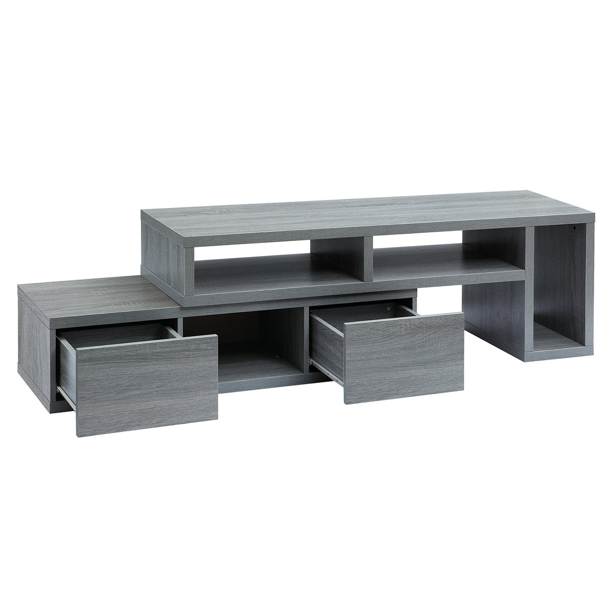 Expandable TV Stand Console for TV’s up to 65’’ Grey TV Stands