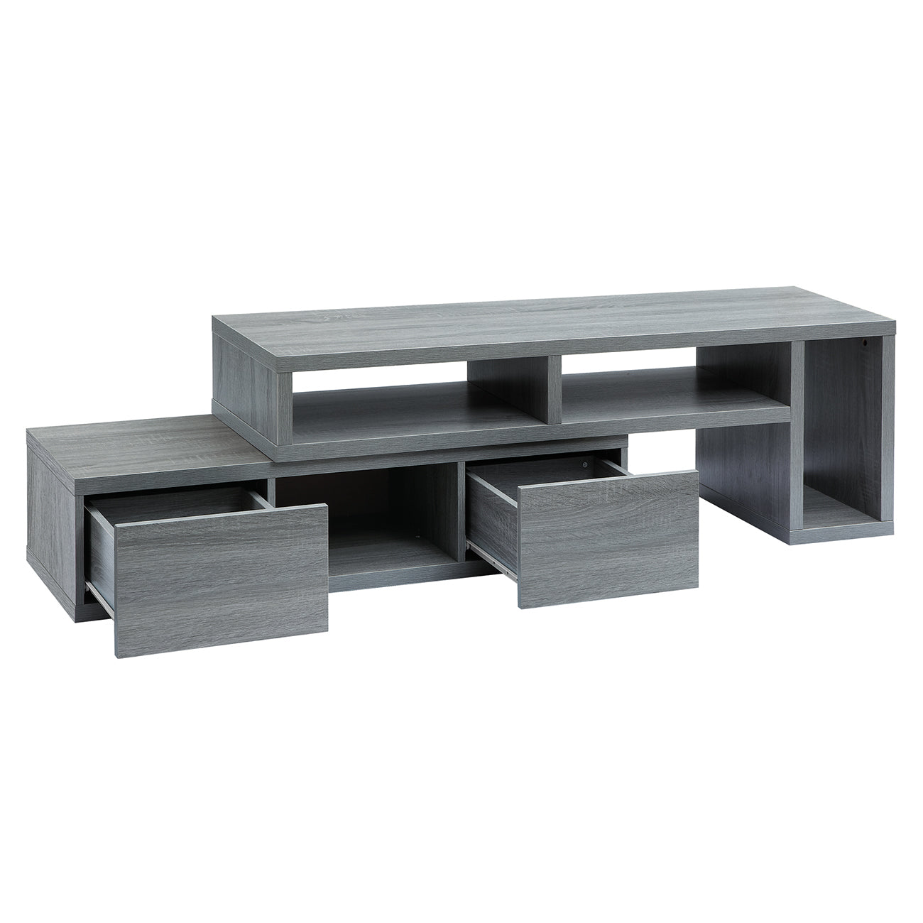 Expandable TV Stand Console for TV’s up to 65’’ Grey TV Stands