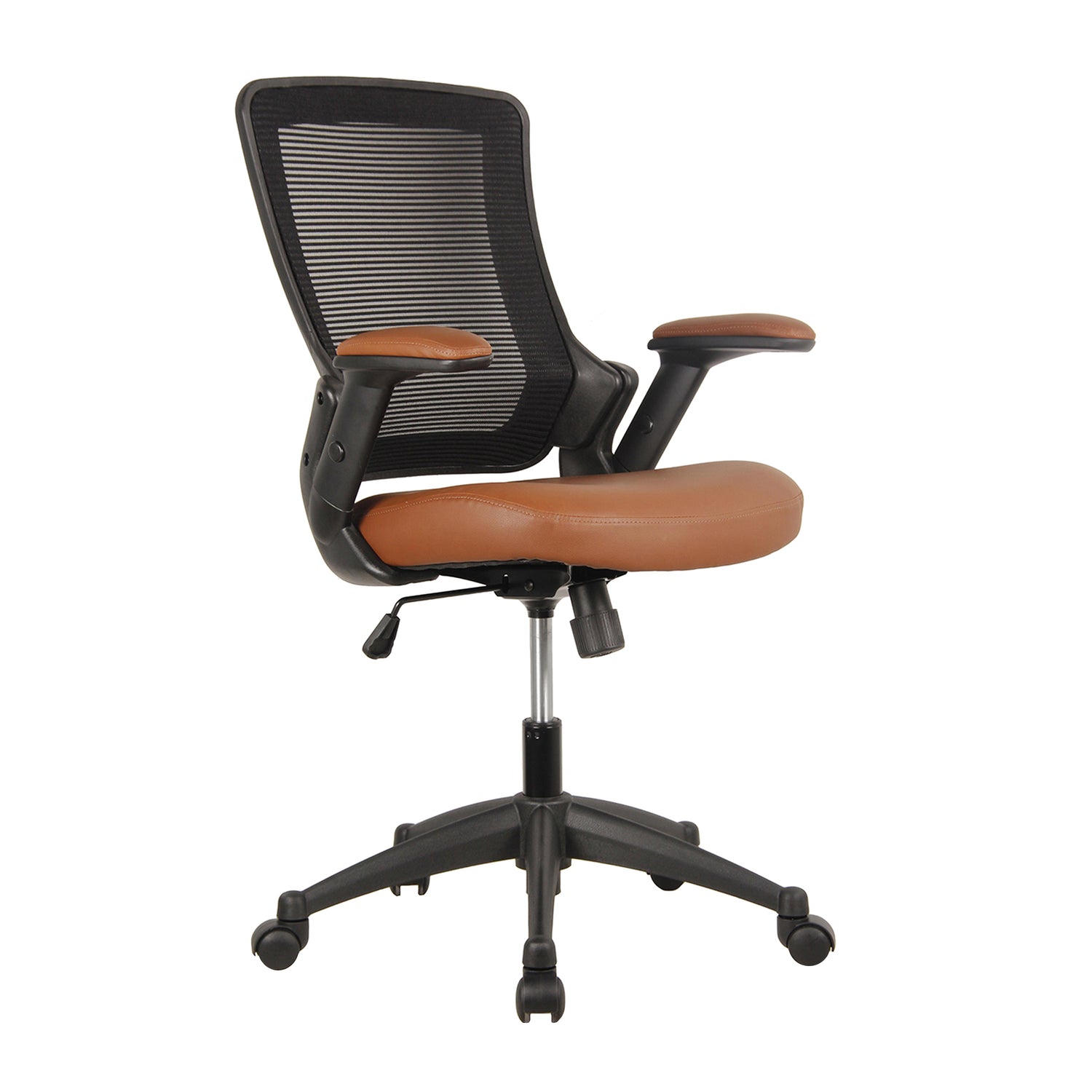Mid-Back Mesh Office Chair with Height Adjustable Arms