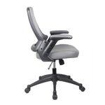 Mid-Back Mesh Office Chair with Height Adjustable Arms Office Chair