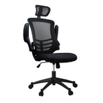 Modern High-Back Mesh Executive Office Chair With Headrest And Flip Up Arms Office Chair