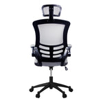 Modern High-Back Mesh Executive Office Chair With Headrest And Flip Up Arms Office Chair
