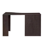 Classic Office Desk with Storage Espresso Writing Desk