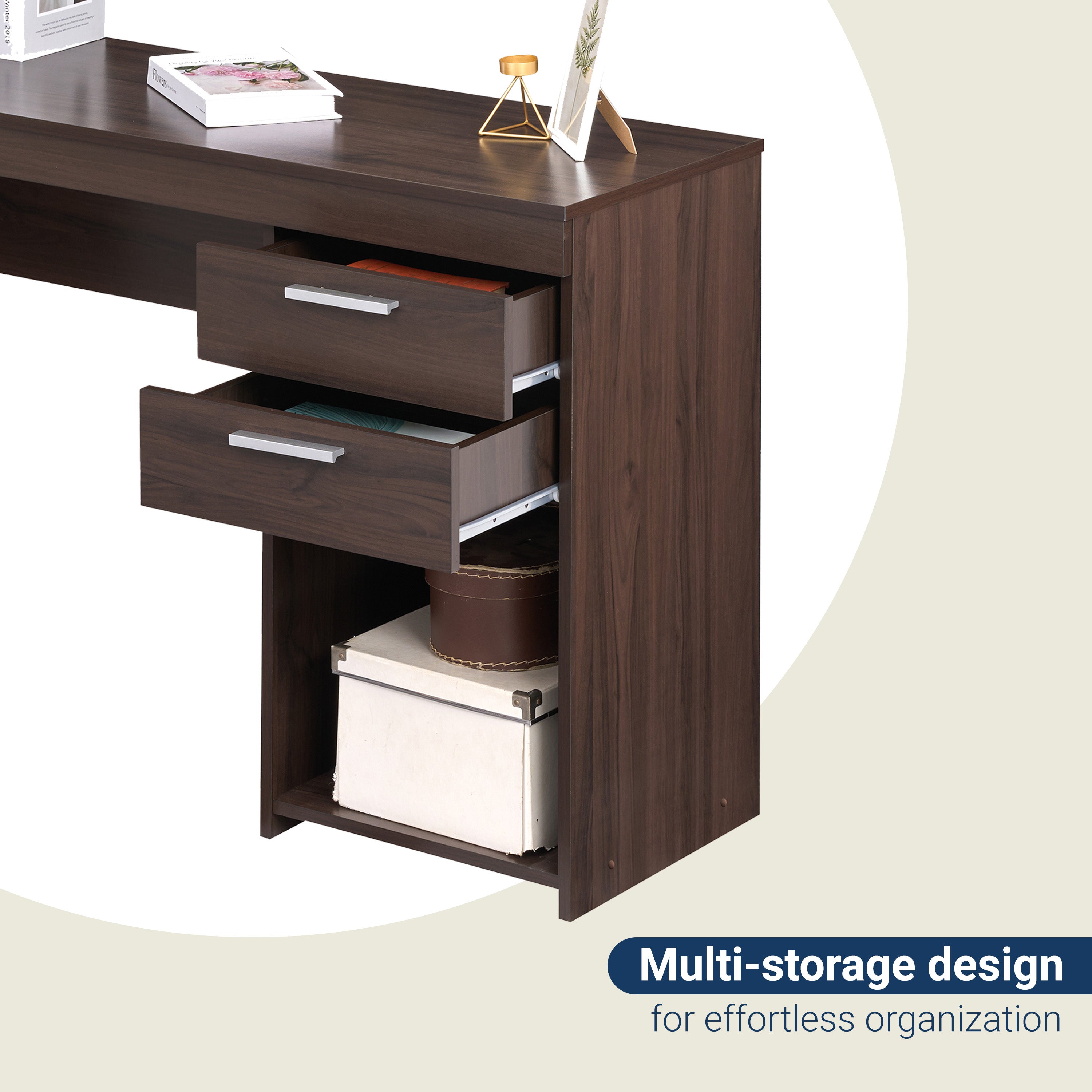 Techni Mobili | Home Office Workstation with Storage