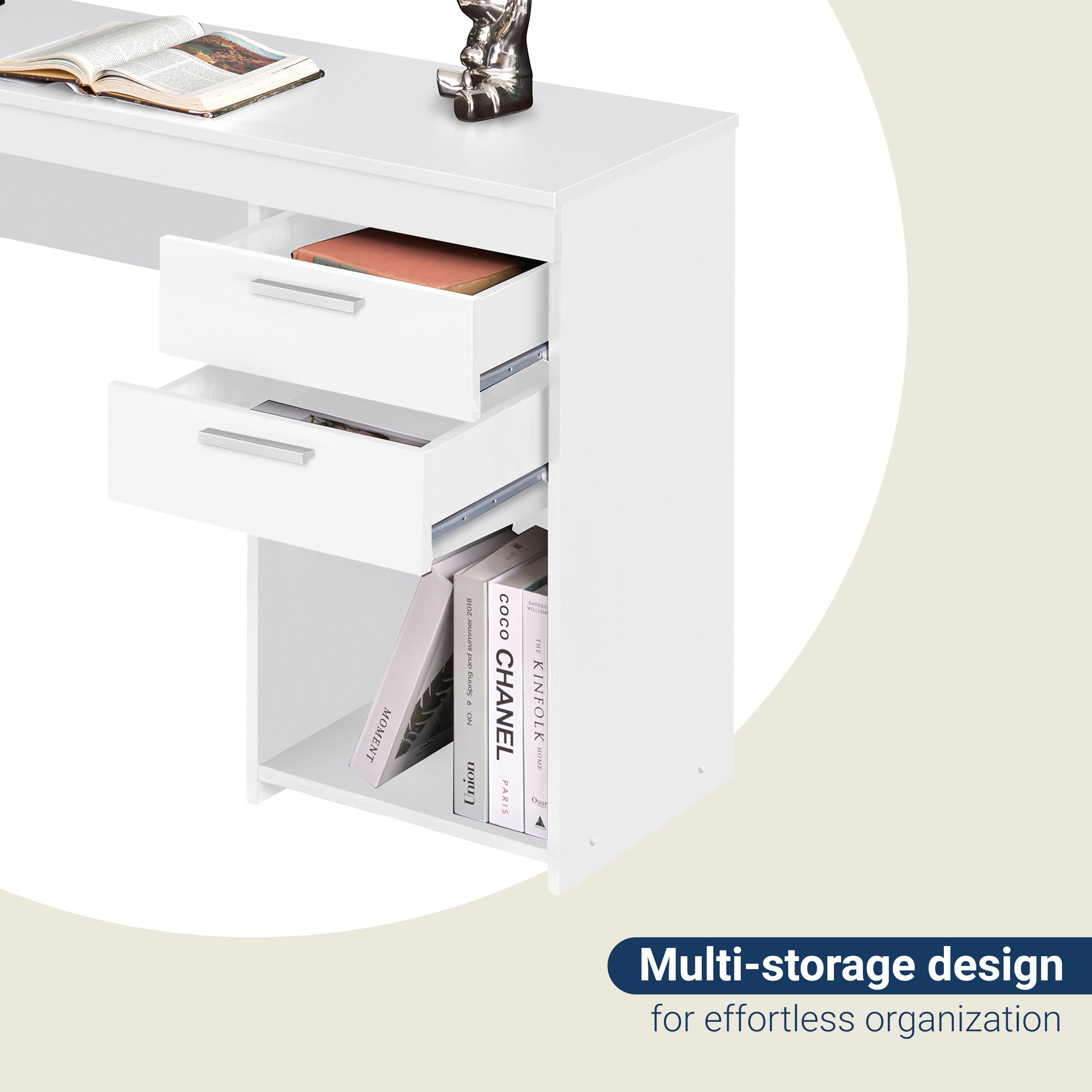 Techni Mobili | Home Office Workstation with Storage