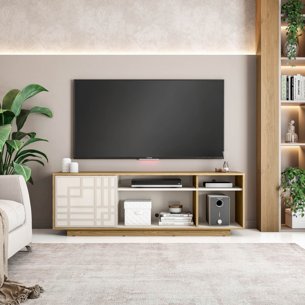 Contemporary TV Stand for TV’s Up to 70”