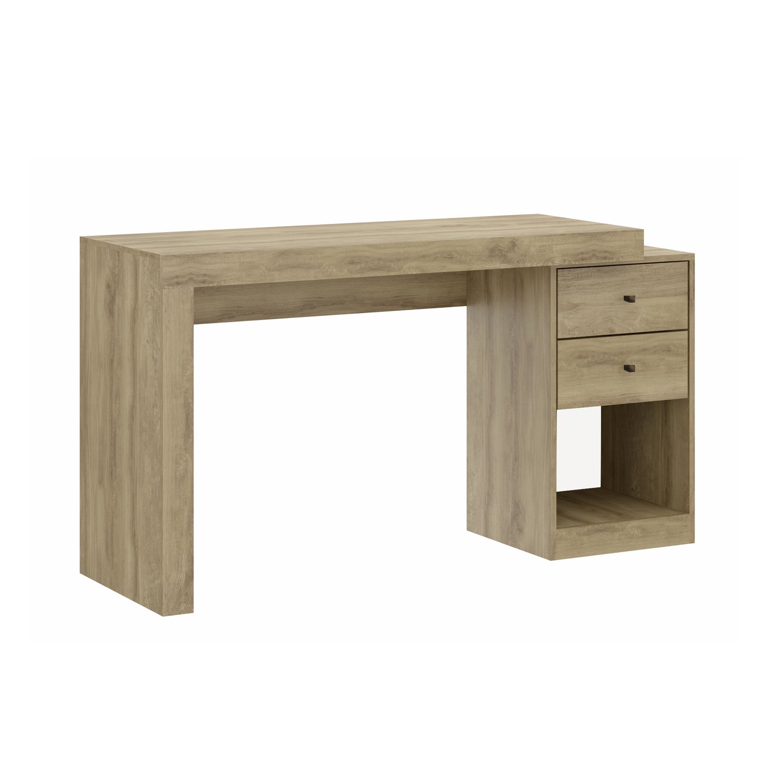 Expandable Home Office Desk Pine Desk