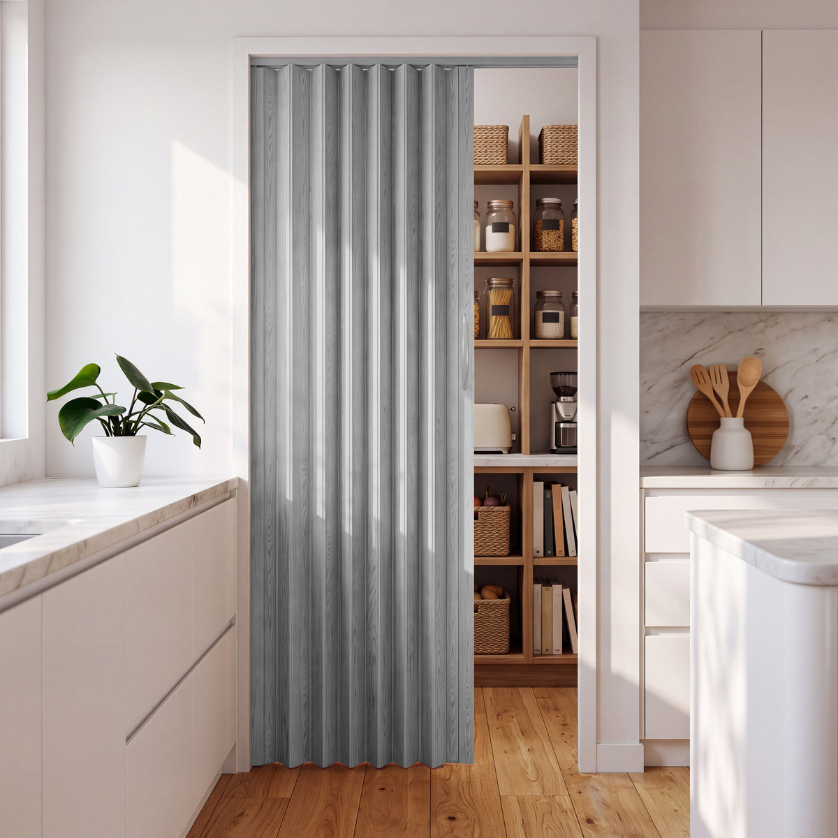 Loft Series 48" Premium Double Walled PVC Foldable Accordion Doors