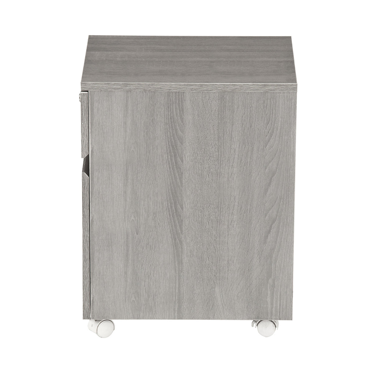 Rolling Two Drawer Vertical Filing Cabinet with Lock and Storage File Cabinet