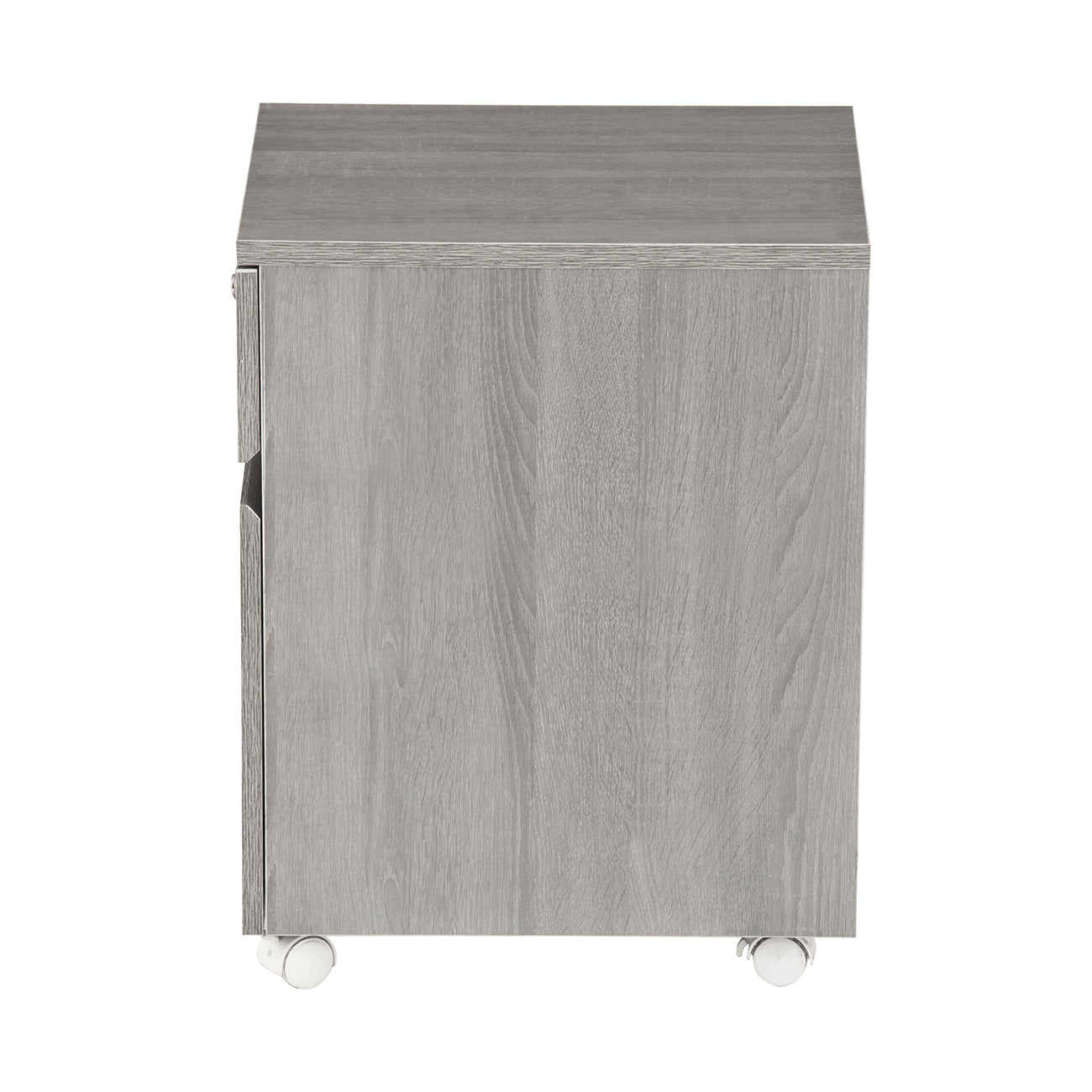 Rolling Two Drawer Vertical Filing Cabinet with Lock and Storage File Cabinet