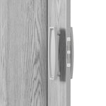 Studio Series 36’’ PVC Foldable Accordion Doors Grey Foldable Accordion Doors