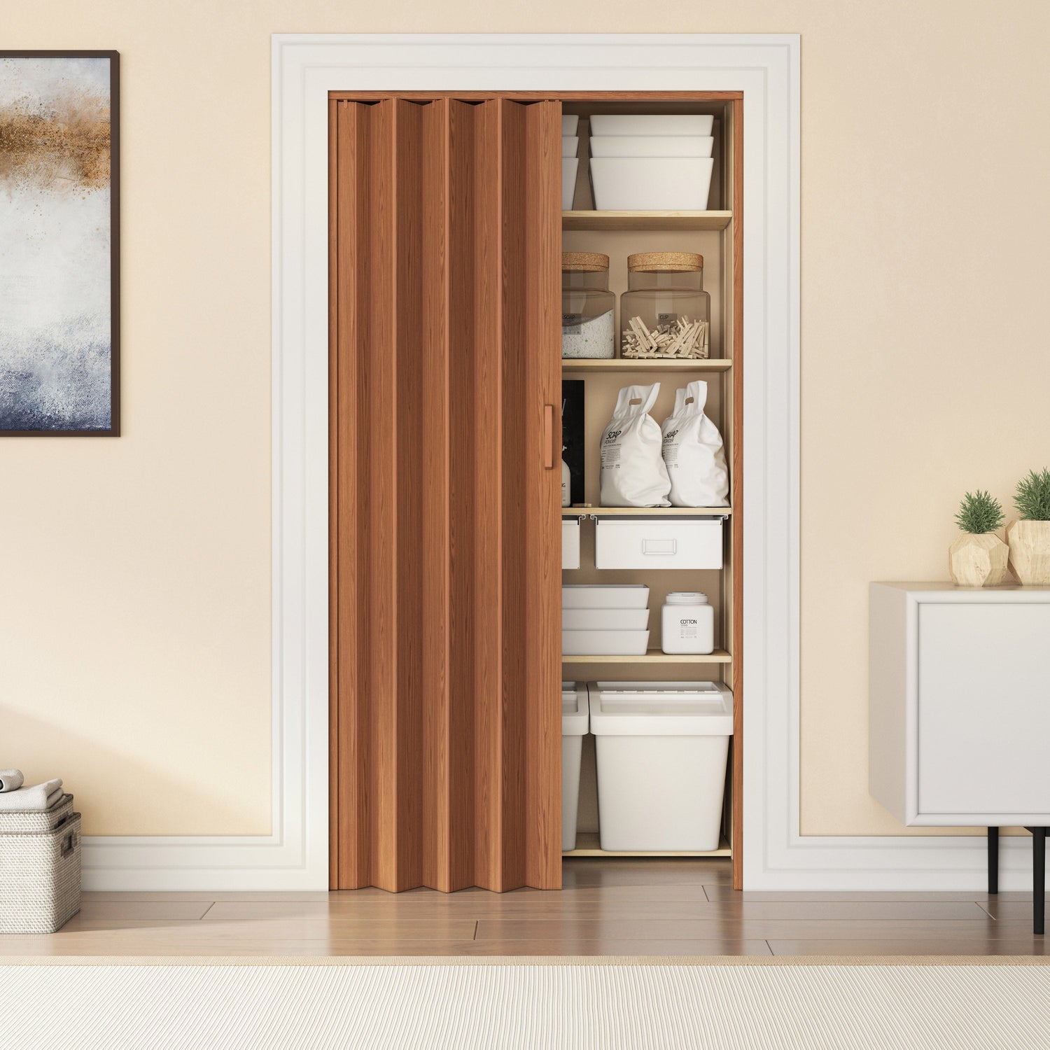 Studio Series 36’’ PVC Foldable Accordion Doors Foldable Accordion Doors