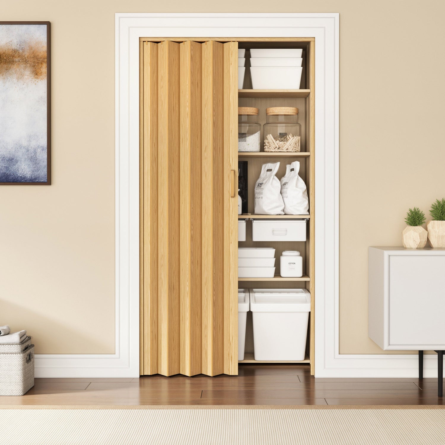Studio Series 48’’ PVC Foldable Accordion Doors Foldable Accordion Doors